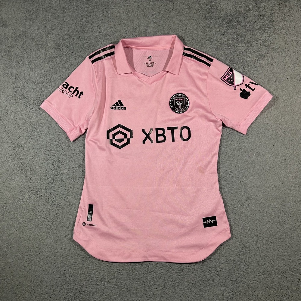 Adidas Authentic Inter Miami 22/23 CF Messi #10 Pink Jersey Medium #2976
